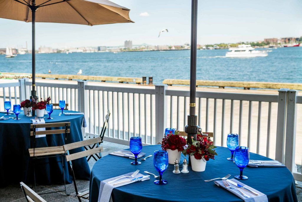Boston area harbor side catering at The Exchange